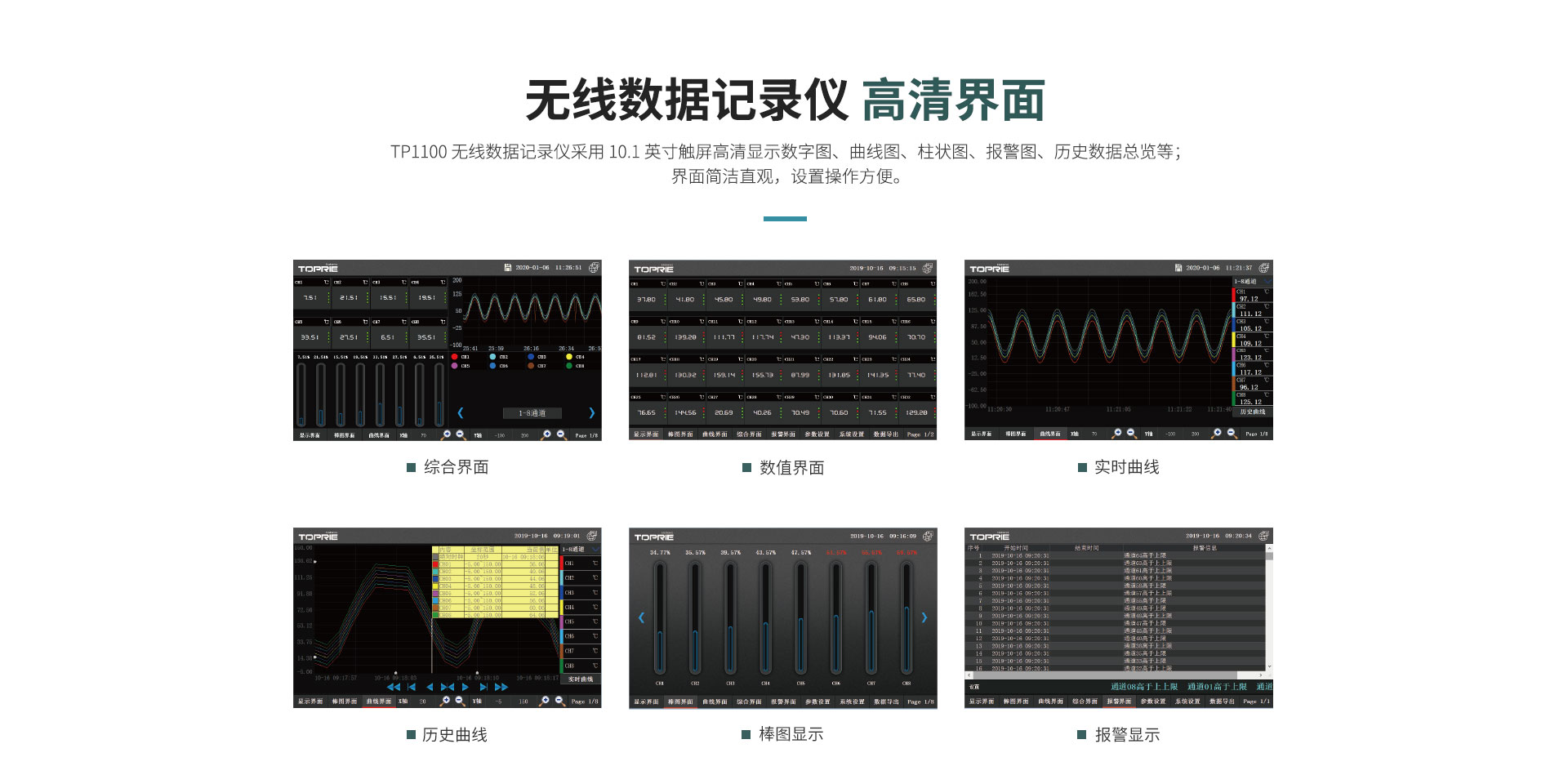 TP1100無線數據記錄儀